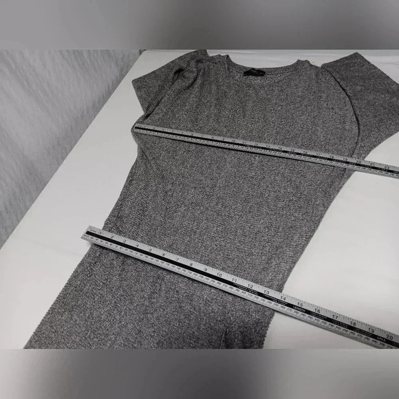ANTHROPOLOGIE COA Gray Heather Flowy Sweater Dress. Size s - Picture 5 of 9
